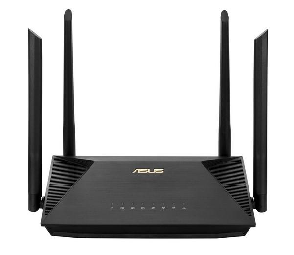 Рутер Asus RT-AX53U AX1800 Dual Band WiFi 6, 2.4GHz (574 Mbps) / 5GHz (1201 Mbps), Wireless AX, 3x LAN 1000Mbps, 1x WAN 1000Mbps, 1x USB 3.0