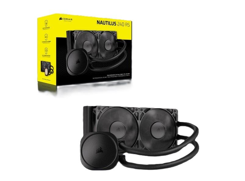 Охладител за процесор CORSAIR NAUTILUS 240, 240mm Radiator, 4-pin PWM, LGA1851/LGA1700/AM5
