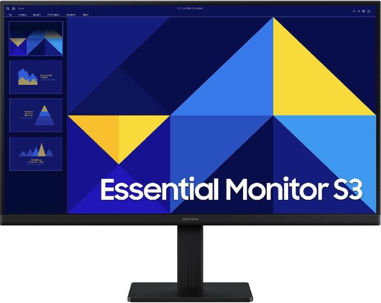 Монитор Samsung S30GD Series S24D300GAU, 24" (60.96 cm) FHD IPS Panel, 100Hz, 5ms, 1 000:1, 250 cd/m2, HDMI, VGA