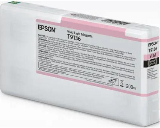 Консуматив EPSON 5LB T9136 Vivid Light Magenta Ink Cartridge - 200ml