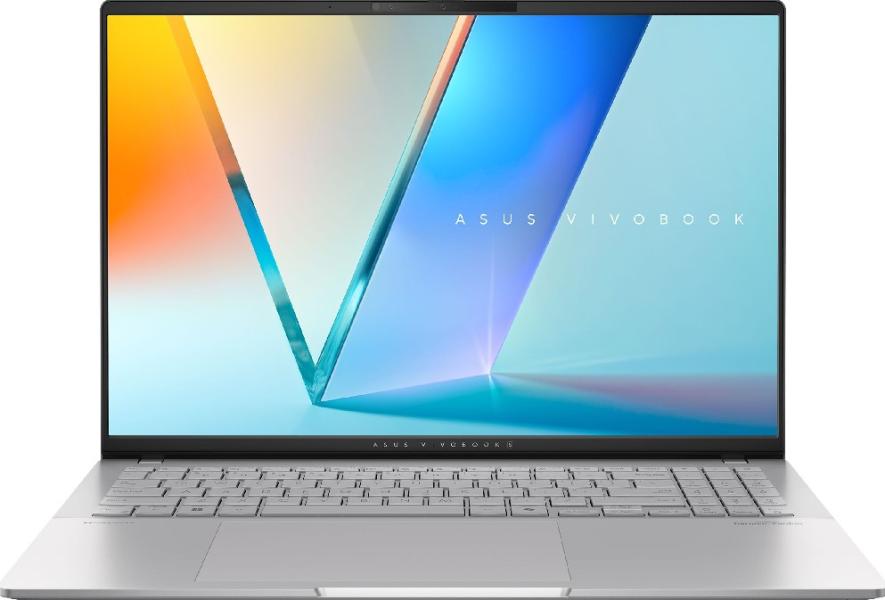 Лаптоп ASUS Vivobook S 16 OLED M5606KA-RI080W, AMD Ryzen AI 7 350 (2.0/5.0GHz, 16MB Cache), 16.0" (40.64 cm) 3K OLED 120Hz, AMD Radeon 860M, 24GB LPDDR5X, 1TB SSD, Windows 11 Home