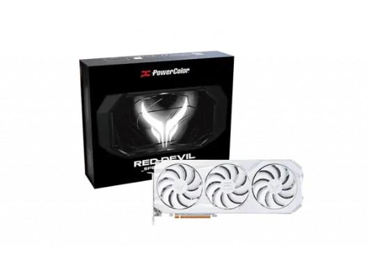 Видео карта PowerColor AMD Radeon RX 9070 XT Red Devil Spectral White 16GB GDDR6, 256-bit, HDMI, 3x DP