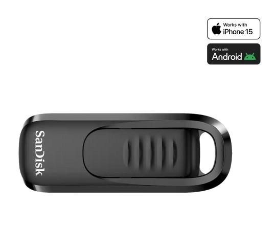 USB памет SanDisk Ultra Slider CZ480, 64GB USB Type-C 3.2 Gen 1