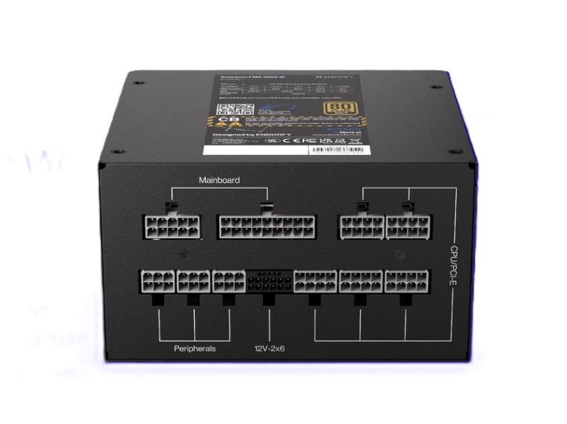 Захранване Endorfy Supremo FM6 1000W, PCIe 5.1/ATX 3.1, 80 PLUS® Gold , Fully Modular
