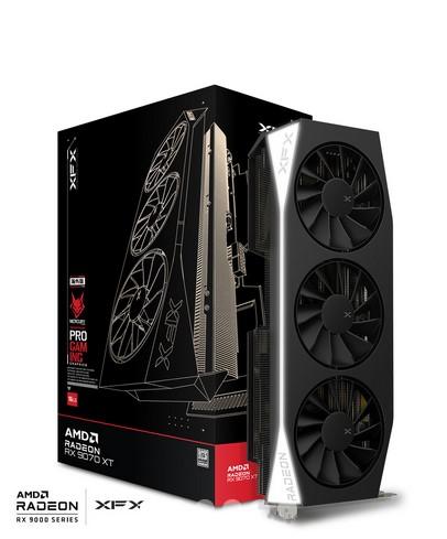 Видео карта XFX Mercury AMD Radeon RX 9070XT Gaming Edition 16GB GDDR6, 256-bit, HDMI, 3x DP
