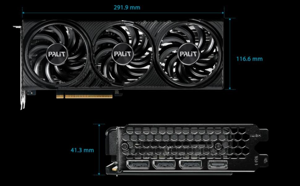 Видео карта PALIT NVIDIA GeForce RTX 5060 Ti Infinity 3 OC 16GB GDDR7 128-bit, HDMI, 3x DP