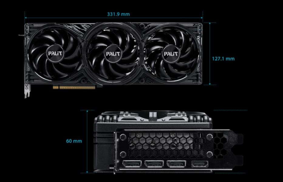 Видео карта PALIT NVIDIA GeForce RTX 5070 Ti GamingPro V1 16GB GDDR7, 256-bit, HDMI, 3x DP