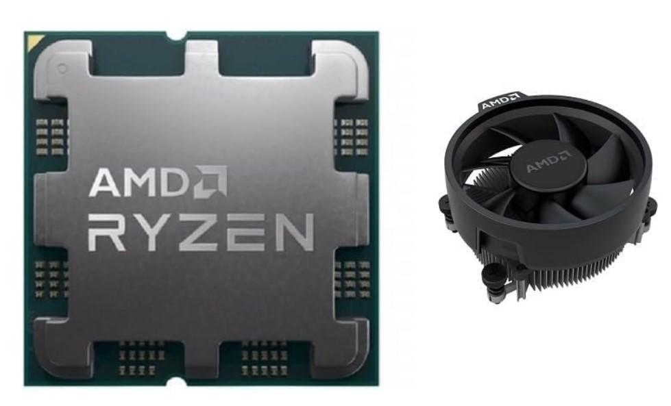 Процесор AMD Ryzen 5 8600G 6C (3.8 / 5.0 GHz, 16MB Cache, 65W, AM5), MPK, с вентилатор