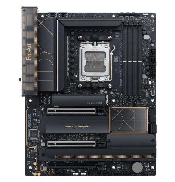 Дънна платка ASUS ProArt X870E-CREATOR WIFI, AM5, 4x DDR5, PCIe 5.0, 4x M.2, 4x SATA 6Gb/s, Wi-Fi 7, HDMI, DP, ATX