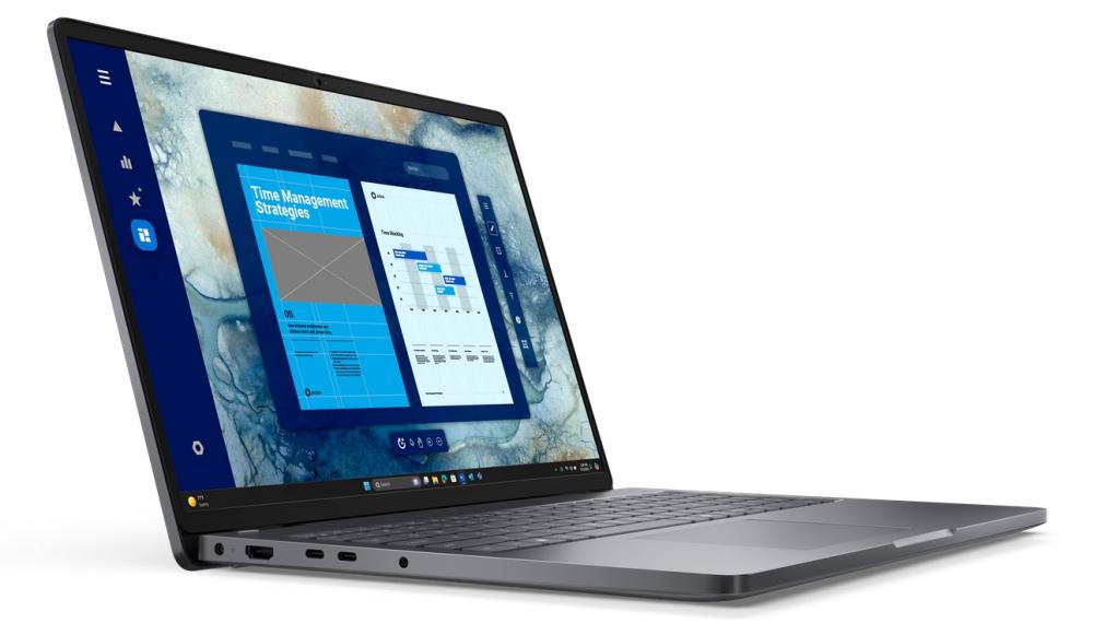 Лаптоп Dell Pro 16 Plus (PC16250), Intel Core i5 120U 10C (3.8 / 5GHz, 12MB Cache), 16.0" (40.64 cm) FHD Anti-Glare, Integrated Intel Graphics, 8GB DDR5, 512GB SSD M.2 PCIe, WiFi+BT, HDR Cam+Mic, EN Backlit KBD, Ubuntu