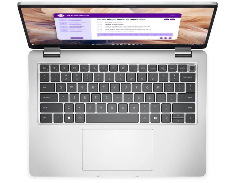 Лаптоп Dell Pro 14 Plus (PB14250), Intel Core Ultra 7 255U 12C (1.7 / 5.2GHz, 12MB Cache), 14.0" (35.56 cm) FHD+ Anti-Glare, Integrated Intel Graphics, 16GB DDR5, 512GB SSD M.2 PCIe, Windows 11 Home