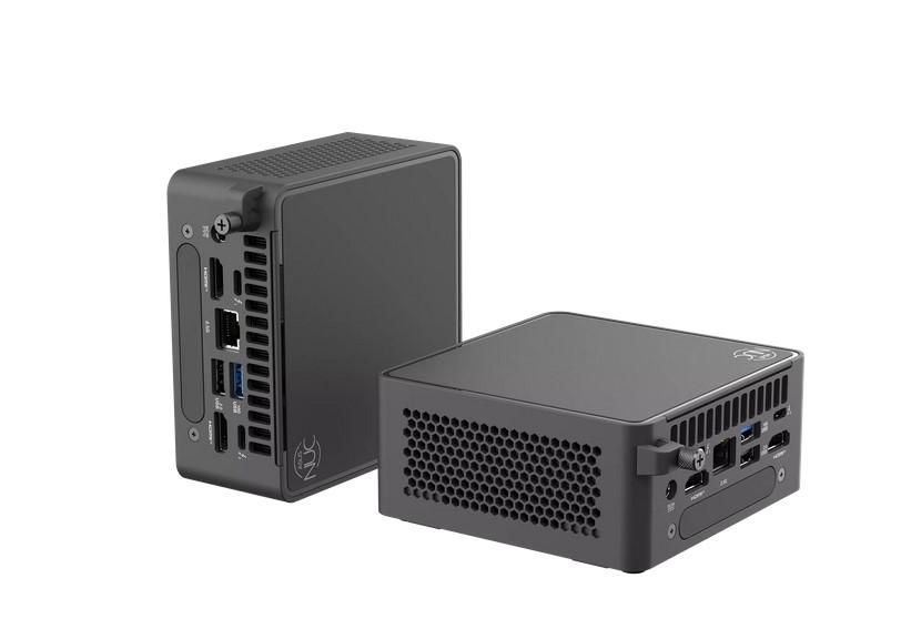 Kомпютър ASUS NUC 15 Pro, RNUC15CRHU500002, Intel Core Ultra 5 225H 14C (1.7/4.9GHz, 18MB Cache), Intel Arc Graphics, 2x SO-DIMM DDR5, 2x M.2 NVMe SSD slots, 2.5GbE LAN, Wi-Fi 7, Bluetooth V5.4, Kit