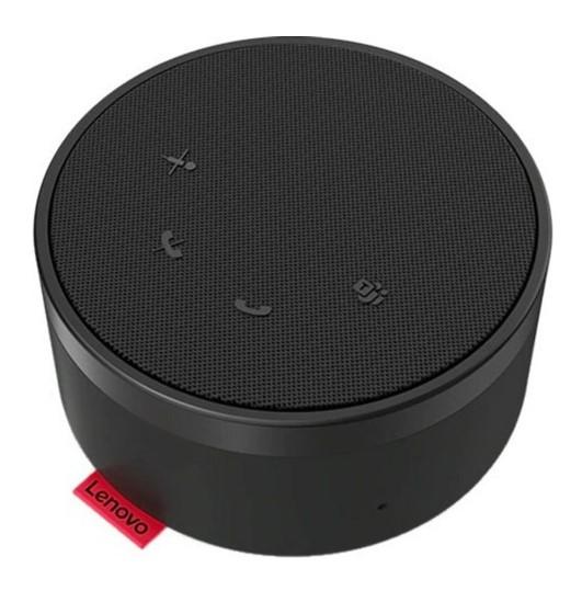 Конферентен високоговорител Lenovo Go Wired Speakerphone, омнидиректен микрофон, Acoustic Echo Cancellation, Microsoft Teams сертифициран, USB-A, USB-C