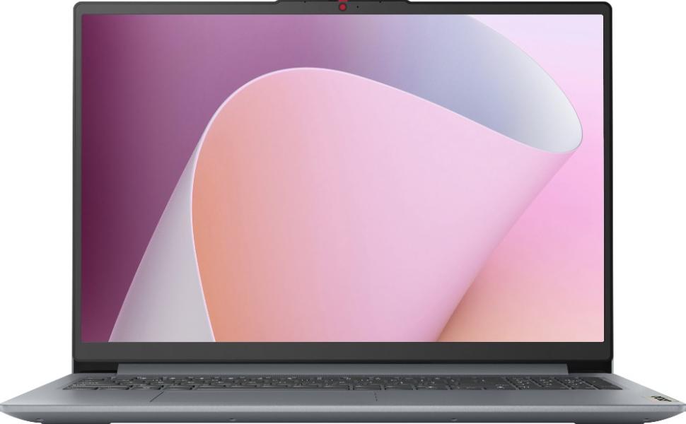 Лаптоп Lenovo IdeaPad Slim 3 15ABR8, AMD Ryzen 5 5625U 6C (2.3 / 4.3 GHz, 16MB Cache), 15.3'' (38.86 cm) FHD IPS Anti-glare, 16GB DDR4, 512GB M.2 NVMe SSD, Free DOS