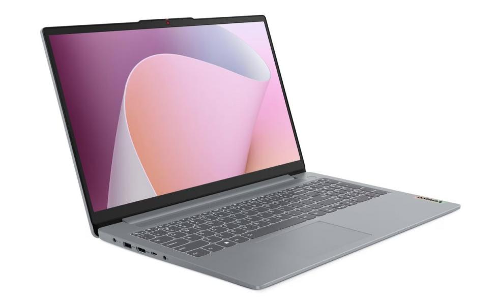 Лаптоп Lenovo IdeaPad Slim 3 15ABR8, AMD Ryzen 5 5625U 6C (2.3 / 4.3 GHz, 16MB Cache), 15.3'' (38.86 cm) FHD IPS Anti-glare, 16GB DDR4, 512GB M.2 NVMe SSD, Free DOS