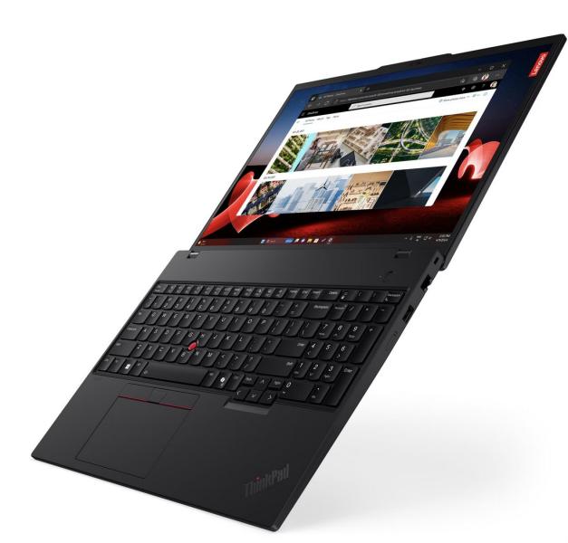 Лаптоп Lenovo ThinkPad T16 G3, Intel Core Ultra 5 125U 12C (1.3 / 4.3 GHz, 12 MB cache), 16.0" (40.64 cm) WUXGA IPS Anti-glare, 16GB DDR5, 512GB M.2 NVMe SSD, Windows 11 Pro
