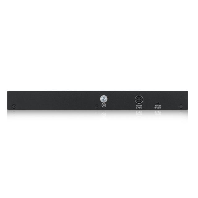 Суич ZyXEL GS1900-8HP, 8-port GbE L2 PoE Smart Switch, 802.3at, desktop, fanless, 70 Watt