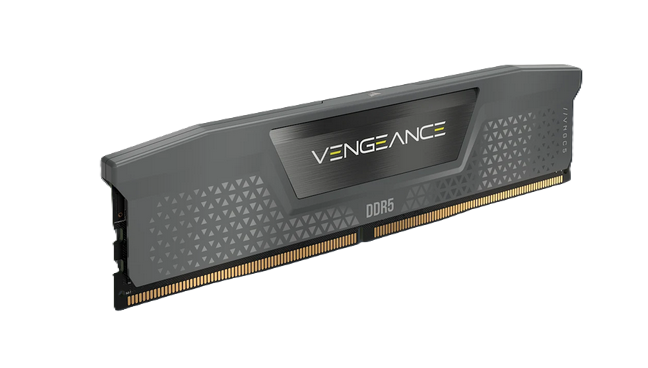 Памет Corsair VENGEANCE Grey 16GB DDR5 4800MHz, LC36, 1.35 V