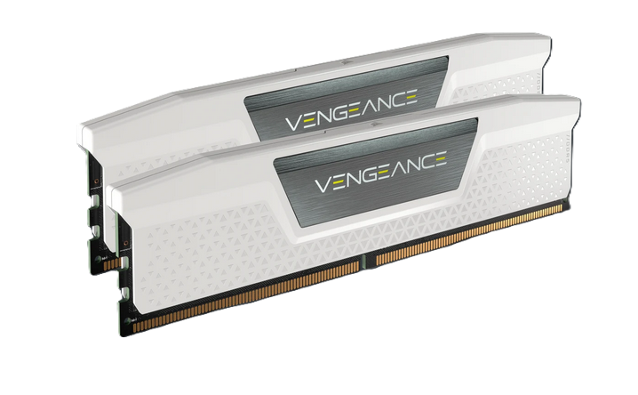 Памет Corsair VENGEANCE White 32GB (2x 16GB) DDR5 4800MHz/6400MT/s, LC36, 1.35 V