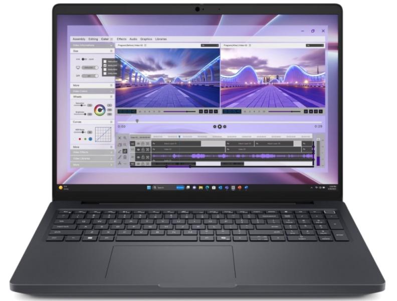 Лаптоп Dell Pro Max 16 MC16250, Intel Core Ultra 7 265H 16C (1.7 / 5.3 GHz, 24MB Cache), 16.0" (40.64 cm) Full HD+ IPS Anti-Glare, LCD NoTouch, NVIDIA RTX PRO 500 6GB GDDR7, 32GB DDR5, 512 GB M.2 NVMe SSD, WiFi+BT, IR Cam+Mic, BG Backlit KBD, Ubuntu