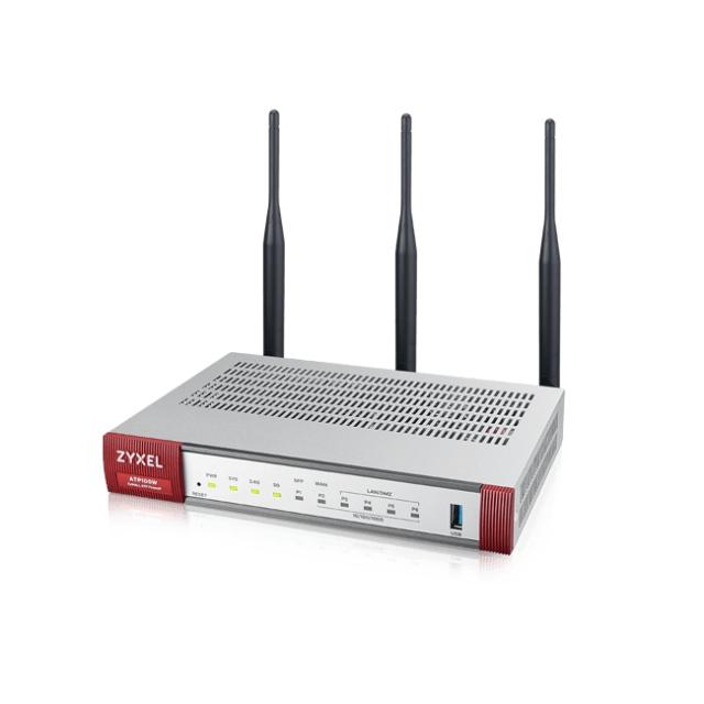 Защитна стена ZyXEL ATP 10/100/1000, 10/100/1000, 1xWAN, 1xSFP, 4xLAN/DMZ ports, 1xUSB, 802.11a/b/g/n/ac