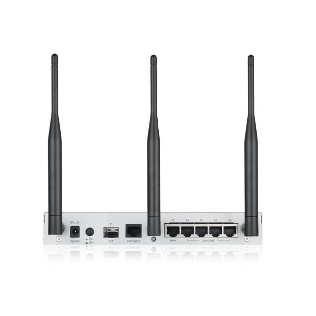 Защитна стена ZyXEL ATP 10/100/1000, 10/100/1000, 1xWAN, 1xSFP, 4xLAN/DMZ ports, 1xUSB, 802.11a/b/g/n/ac