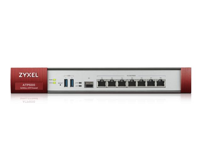 Защитна стена ZyXEL ATP 7 Gigabit user-definable ports, 1*SFP, 2* USB with 1 Yr Bundle