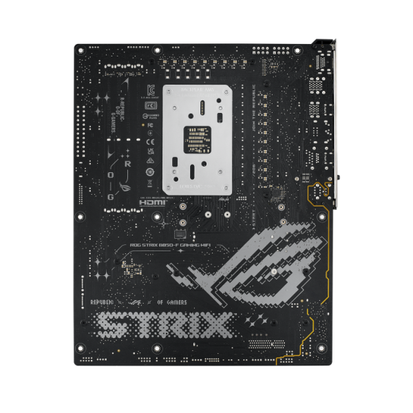 Дънна платка ASUS ROG STRIX B850-F GAMING WIFI, AM5, 4x DDR5, 4x M.2, 2x SATA 6Gb/s, Wi-Fi 7, Bluetooth v5.4, HDMI, DP, ATX