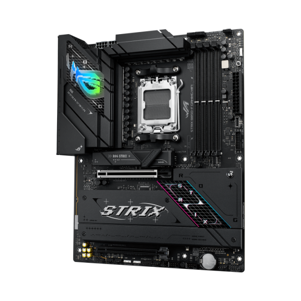 Дънна платка ASUS ROG STRIX B850-F GAMING WIFI, AM5, 4x DDR5, 4x M.2, 2x SATA 6Gb/s, Wi-Fi 7, Bluetooth v5.4, HDMI, DP, ATX