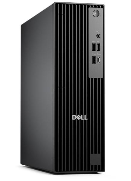 Компютър Dell Pro Slim QCS1250, Intel Core 5 14500 14C (1.9 / 5.0 GHz, 24 MB Cache), Integrated Graphics, 16GB DDR5, 512GB SSD M.2 NVMe, BG KBD+Mouse, Ubuntu