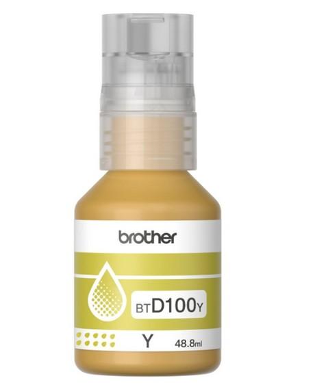 Мастило за Brother BTD100Y, MFC-T930DW, DCP-T830DW/T730DW/T530DW/T430W, DCP-T230, Yellow -  5 000 pages