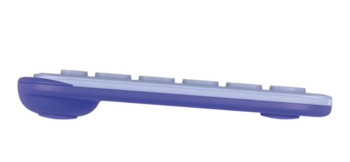 Клавиатура Logitech POP Icon Keys Lilac & Off White, Bluetooth, QWERTY, International/UK подредба, лилава