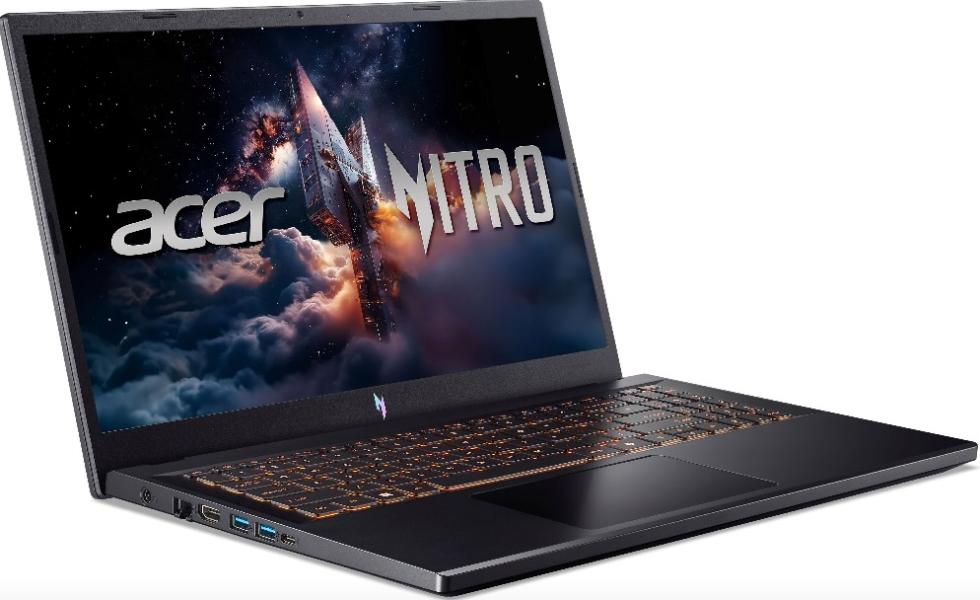 Лаптоп Acer Nitro V15 ANV15-52-722K, Intel Core i7-13620H (2.4 / 4.90 GHz, 24 MB cache), 15.6'' (39.62 cm) FHD IPS, NVIDIA GeForce RTX 5060 8GB GDDR7 DLSS 4, 32GB DDR4, 1TB M.2 NVMe SSD, Free DOS