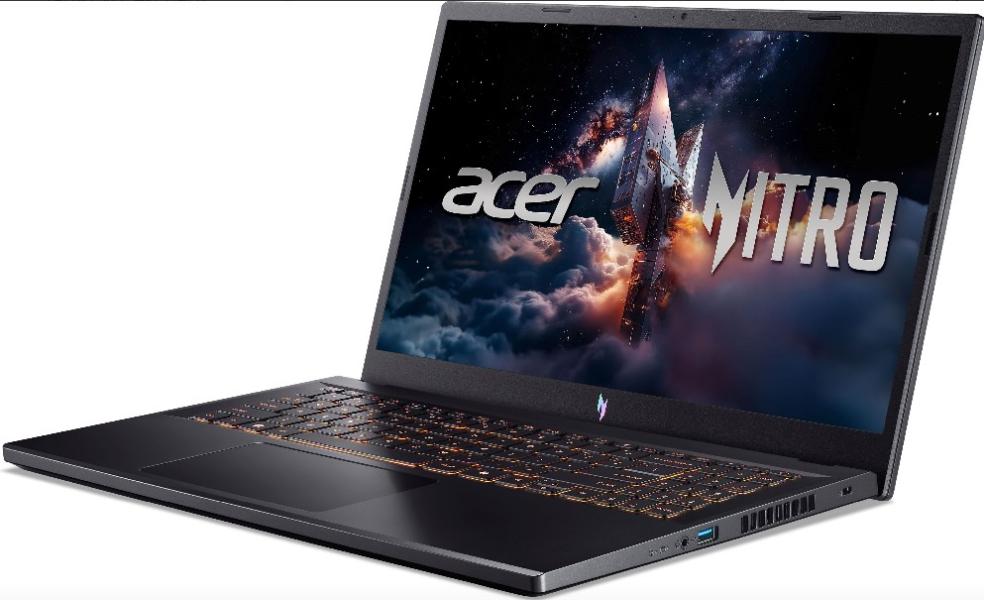 Лаптоп Acer Nitro V15 ANV15-52-722K, Intel Core i7-13620H (2.4 / 4.90 GHz, 24 MB cache), 15.6'' (39.62 cm) FHD IPS, NVIDIA GeForce RTX 5060 8GB GDDR7 DLSS 4, 32GB DDR4, 1TB M.2 NVMe SSD, Free DOS