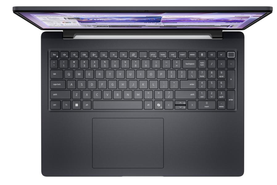Лаптоп Dell Pro Max 16 MC16250, Intel Core Ultra 7 265H vPro 16C (1.7 / 5.3 GHz, 24MB Cache), 16.0" (40.64 cm) Full HD+ IPS Anti-Glare, LCD NoTouch, NVIDIA PRO RTX500 6GB GDDR7, 16GB DDR5, 512GB M.2 NVMe SSD, WiFi+BT, IR Cam+Mic, BG Backlit KBD, Ubu
