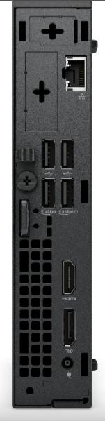 Компютър Dell Pro Micro QCM1250, Intel Core i3-14100T 4C ( 2.7 - 4.4GHz, 12MB Cache), 8GB (1x8GB) DDR5, 512GB SSD M.2 NVMe,  Integrated Graphics, WiFi+BT, BG KBD+Mouse, Ubuntu