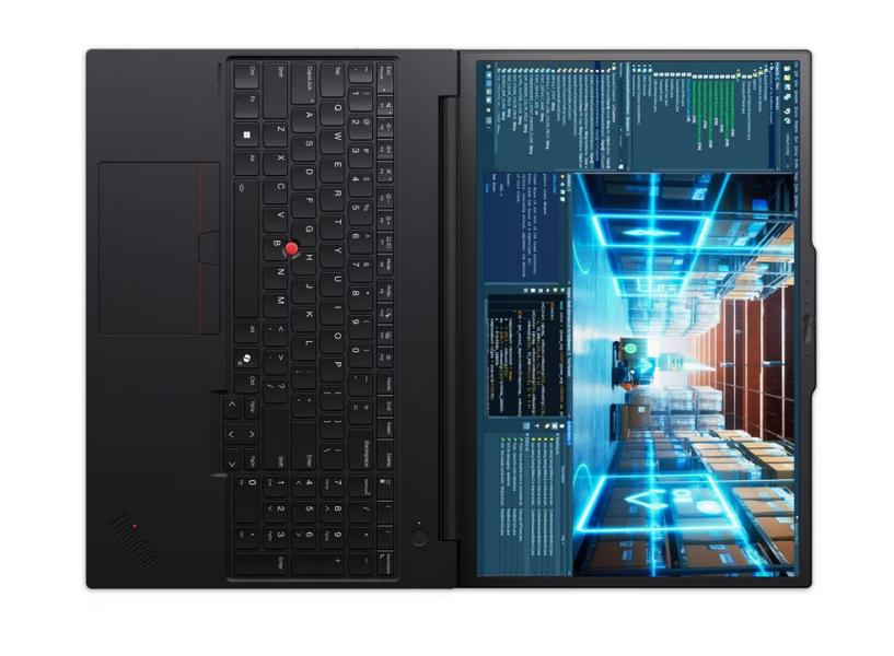 Лаптоп Lenovo ThinkPad P16v G3, Intel Core Ultra 9 285H 16C (2.7 / 5.4 GHz, 24MB Cache), 16.0" (40.64 cm) WUXGA IPS Anti-glare Display, NVIDIA RTX PRO 2000 8GB GDDR7, 64GB DDR5, 1TB M.2 NVMe SSD, Windows 11 Pro