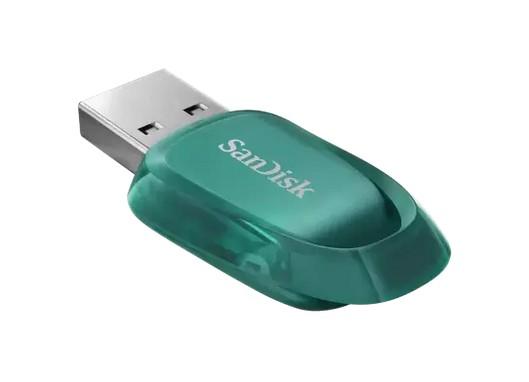 USB памет SanDisk Ultra ECO 128GB, USB 3.2, зелена