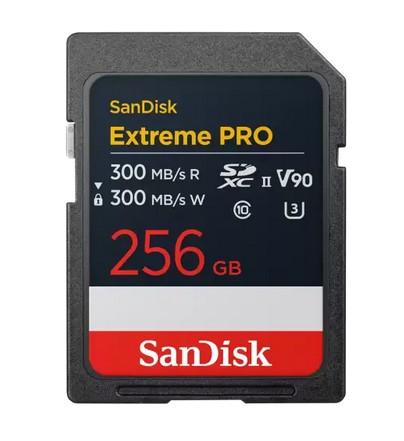 Карта памет SanDisk Extreme Pro SDXC 256GB, 300MB/s, V90 UHS-II