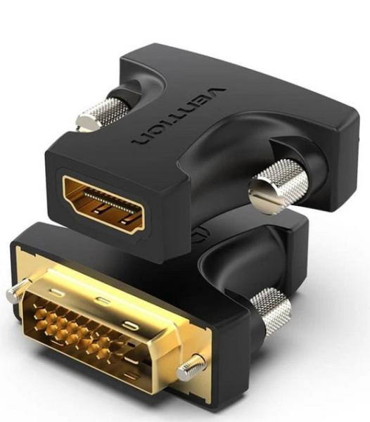 Адаптер Vention DVI (м) към HDMI (ж), Gold plated
