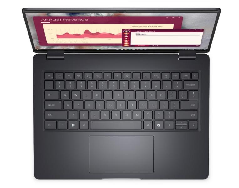 Лаптоп Dell Pro 14 PC14250, Intel Core 5 120U 10C (1.4 / 5.0 GHz, 14MB Cache), 14.0" (35.56 cm) FHD+ Anti-Glare, Integrated Intel Graphics, 16GB DDR5, 512GB SSD M.2 PCIe, Ubuntu
