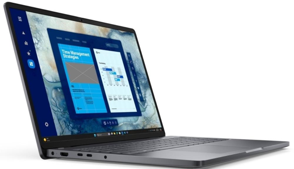 Лаптоп Dell Pro 16 PC16250, Intel Core 5 120U 10C (1.4 / 5.0 GHz, 14MB Cache), 16.0" (40.64 cm) FHD+ Anti-Glare, Integrated Intel Graphics, 16GB DDR5, 512GB SSD M.2 PCIe, WiFi+BT, IR Cam+Mic, BG Backlit KBD, FPR, Ubuntu