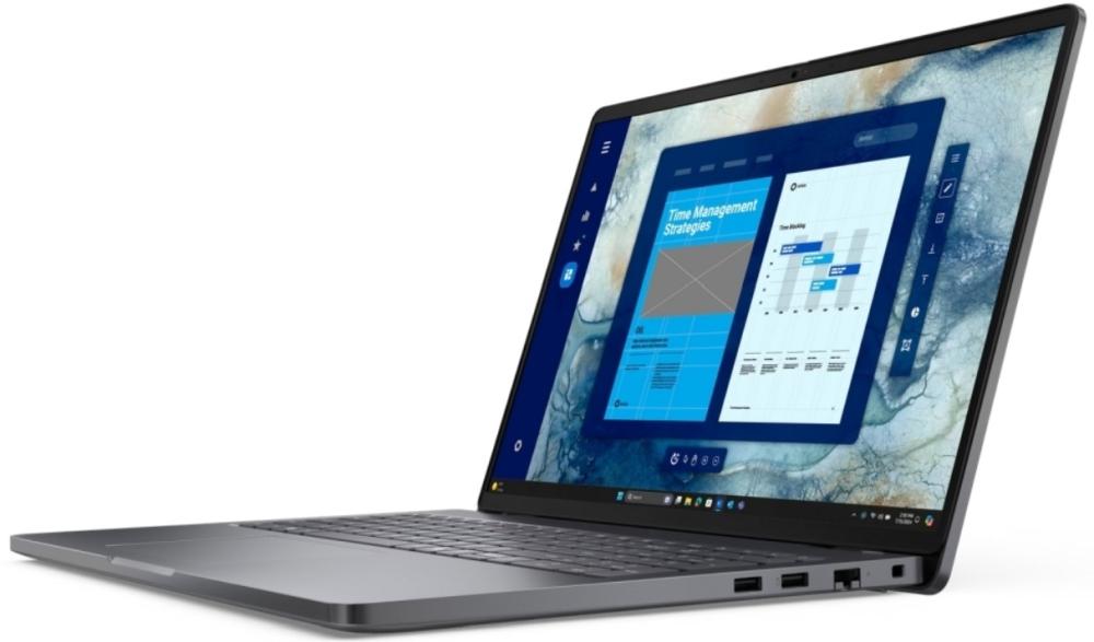 Лаптоп Dell Pro 16 PC16250, Intel Core 5 120U 10C (1.4 / 5.0 GHz, 14MB Cache), 16.0" (40.64 cm) FHD+ Anti-Glare, Integrated Intel Graphics, 16GB DDR5, 512GB SSD M.2 PCIe, WiFi+BT, IR Cam+Mic, BG Backlit KBD, FPR, Ubuntu