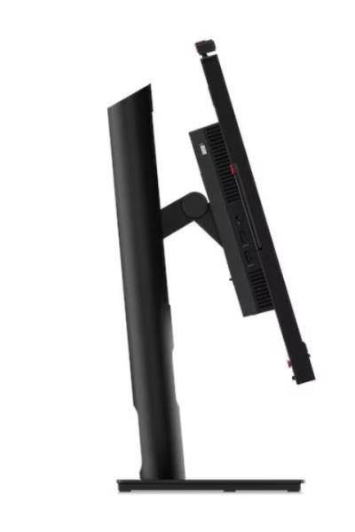 Монитор Lenovo ThinkVision T24mv-30, 23.8" (60.45 cm) FHD IPS Display, 4ms, 1000:1, 250 cd/m², HDMI, DisplayPort, Ethernet (RJ-45), USb, USb Type-C, Tilt, Swivel, Pivot, Height Adjust Stand