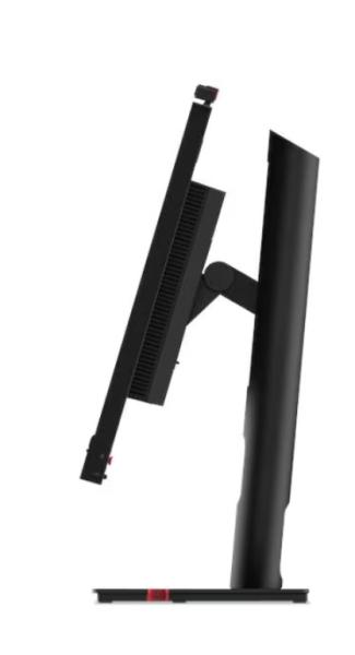 Монитор Lenovo ThinkVision T24mv-30, 23.8" (60.45 cm) FHD IPS Display, 4ms, 1000:1, 250 cd/m², HDMI, DisplayPort, Ethernet (RJ-45), USb, USb Type-C, Tilt, Swivel, Pivot, Height Adjust Stand