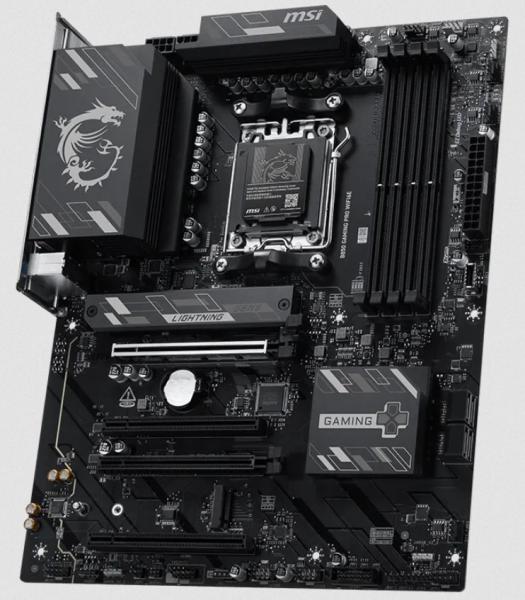 Дънна платка MSI B850 GAMING PRO WIFI6E AM5, 4x DDR4, 2x M.2, 4x SATA 6Gb/s, HDMI, DP, ATX