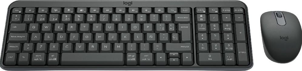 Комплект клавиатура и мишка Logitech MK250, Bluetooth/Wireless, Graphite