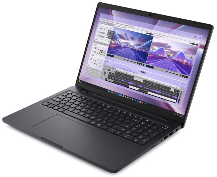 Лаптоп Dell Pro Max 16 MC16250, Intel Core Ultra 7 265H vPro 16C (1.7 / 5.3 GHz, 24 MB Cache), 16.0" (40.64 cm) FHD+, NVIDIA RTX500 6GB GDDR7, 16GB DDR5, 512GB M.2 NVMe SSD, WiFi+BT, IR Cam+Mic, BG Backlit KBD, FPR, Ubuntu
