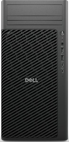 Компютър Dell Pro Max Tower T2 FCT2250, Intel Core Ultra 7 265 (1.8 / 5.3 GHz, 30MB Cache), NVIDIA RTX A400 4GB, 16GB DDR5 5600, 256GB SSD M.2 NVMe, US KBD+Mouse, Ubuntu