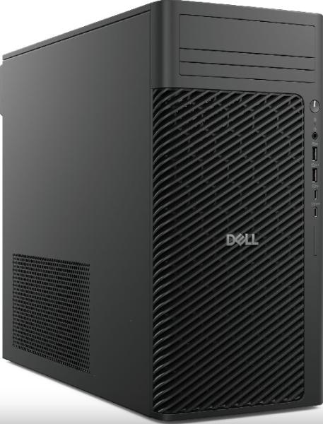Компютър Dell Pro Max Tower T2 FCT2250, Intel Core Ultra 7 265 (1.8 / 5.3 GHz, 30MB Cache), NVIDIA RTX A400 4GB, 16GB DDR5 5600, 256GB SSD M.2 NVMe, US KBD+Mouse, Ubuntu